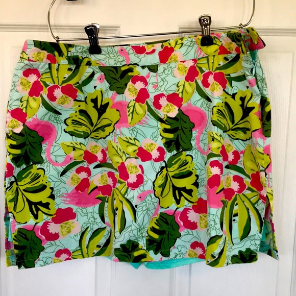 Corbin Mini Skort - Flamingo Fling